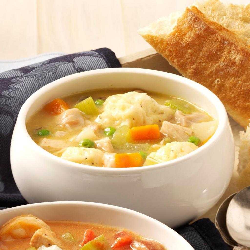 Как приготовить домашний суп с клецками
