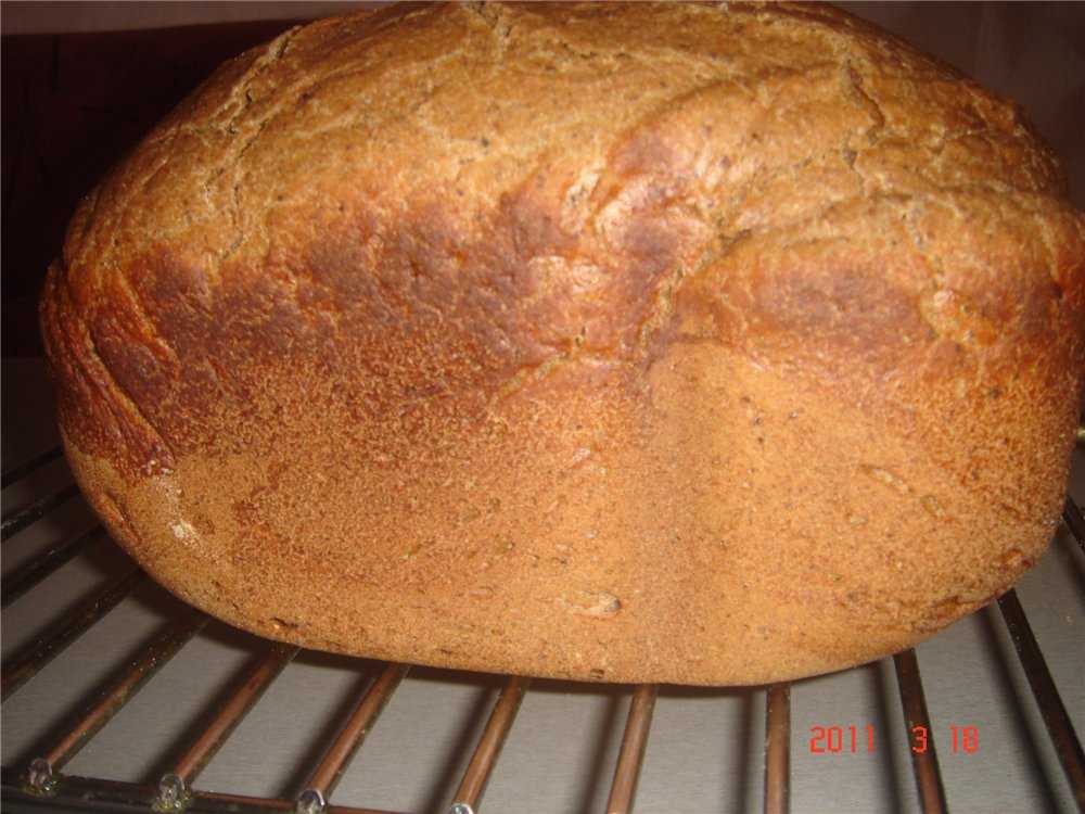 Хлеб на дрожжах дома в духовке