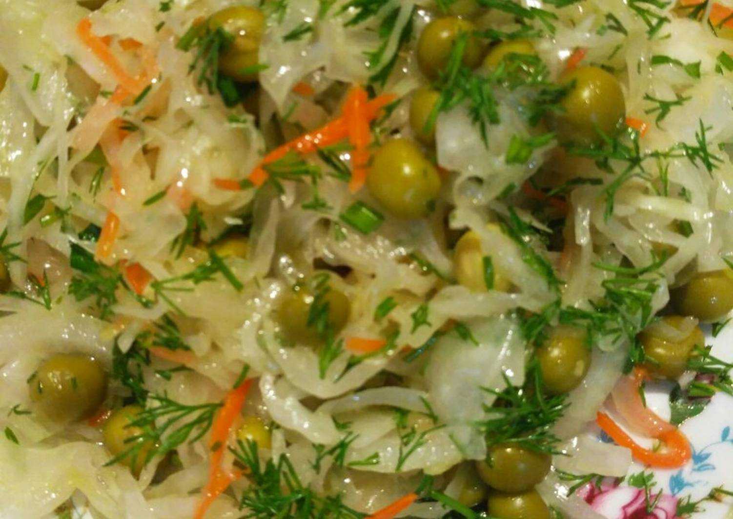 Винегрет с квашеной капустой: 5 классических вкусных рецептов