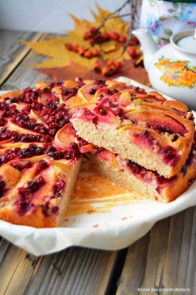 Насыпной яблочный пирог — 5 очень вкусных и простых рецептов
