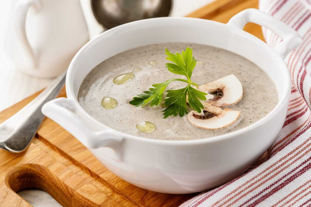 Суп пюре грибной – недорогой обед с французским шиком: рецепт с фото и видео