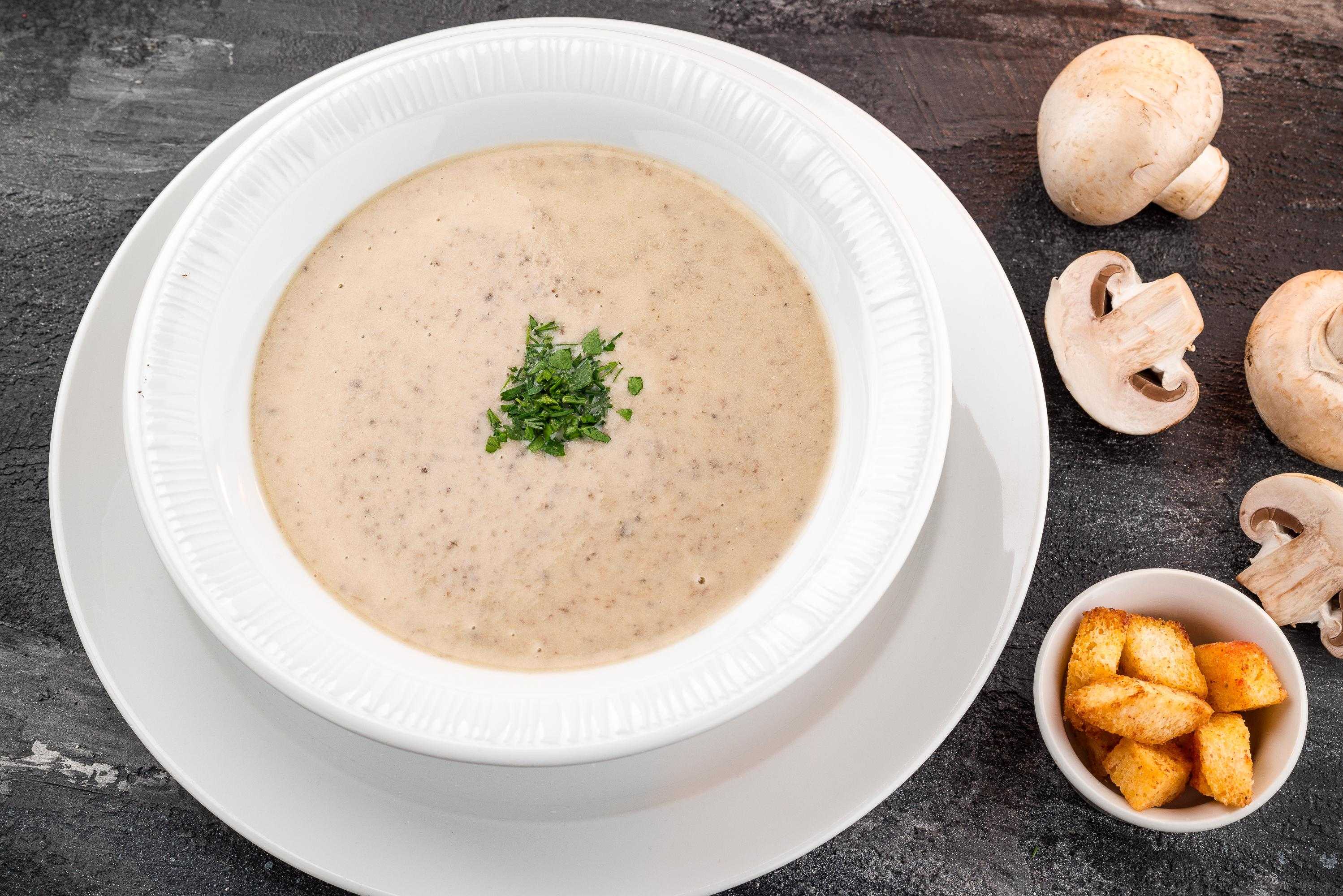 Суп-пюре грибной – классический рецепт приготовления