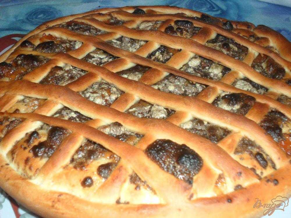 Пирог с повидлом дрожжевое тесто рецепты