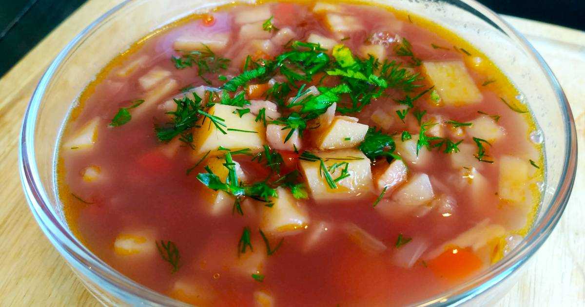 Суп без картошки рецепт