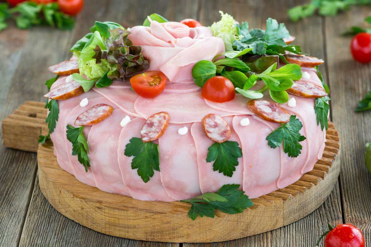Печеночный торт- классический и ленивый рецепты, из свиной печени