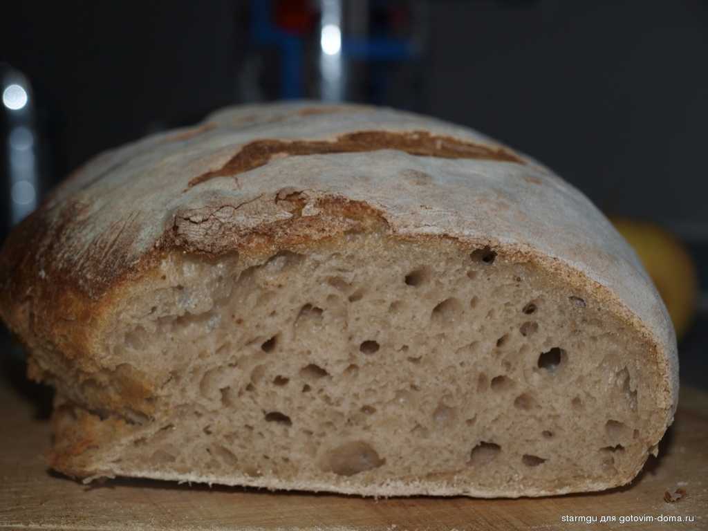 Хлеб на закваске в домашних условиях в духовке рецепт с фото