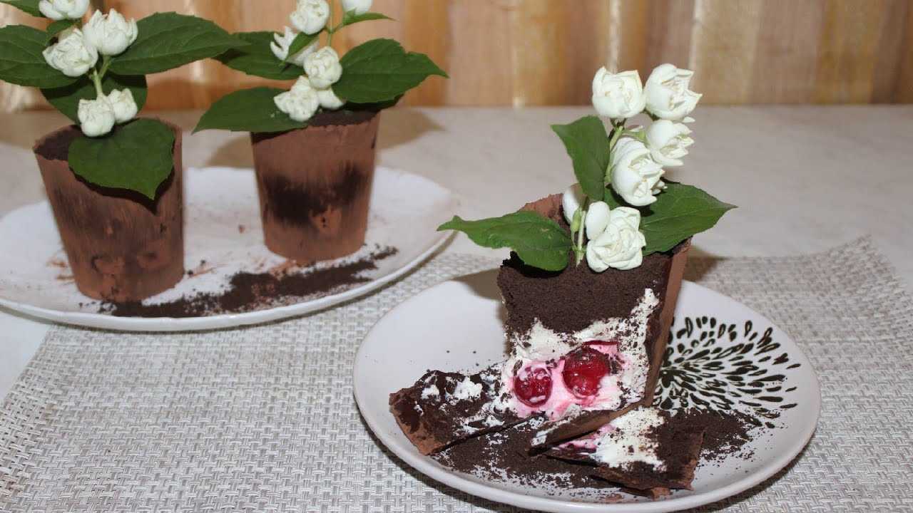 Десерт мамин любимый цветок
