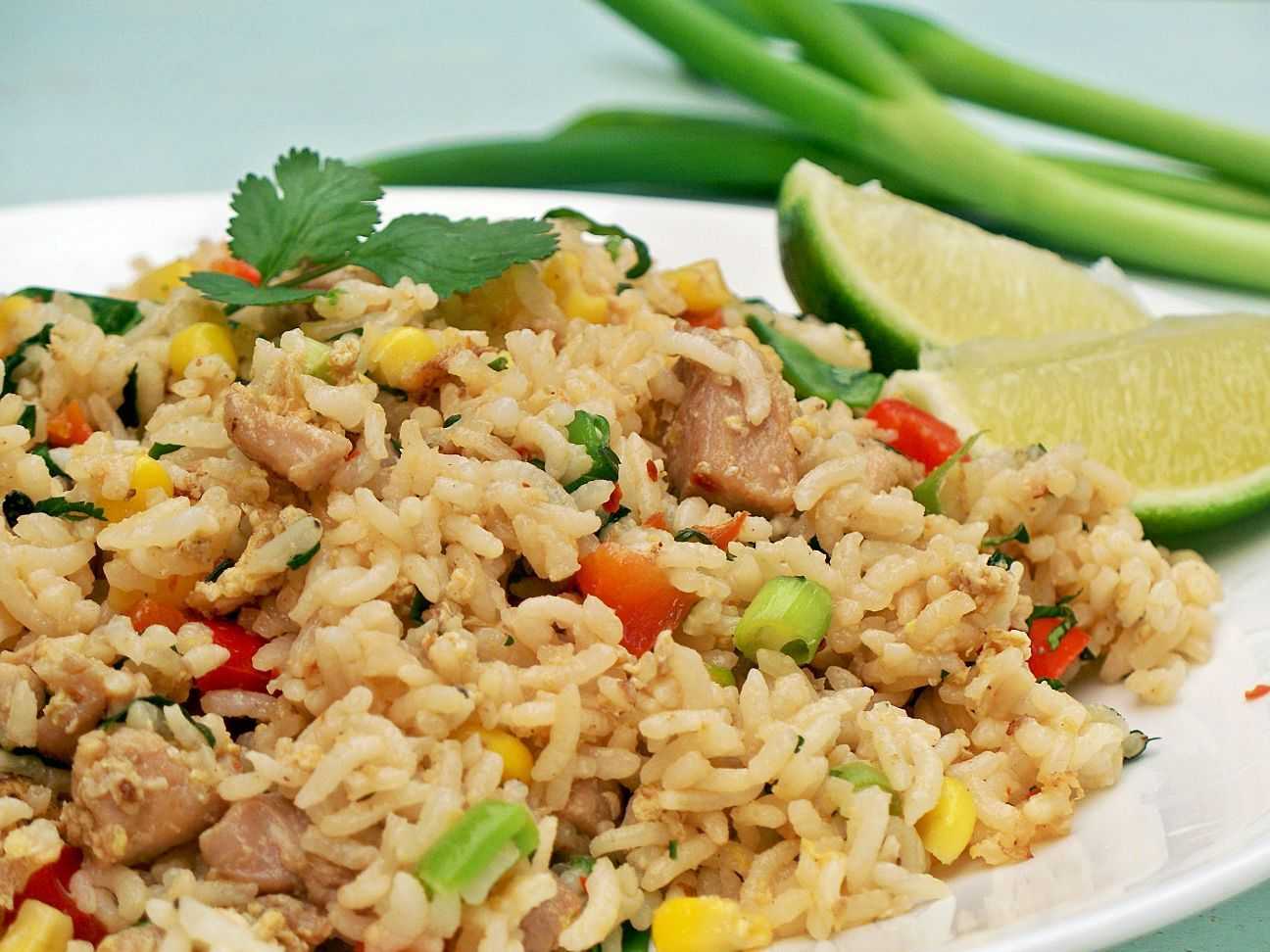 Рис с креветками и овощами по-тайски – очень вкусный рецепт!