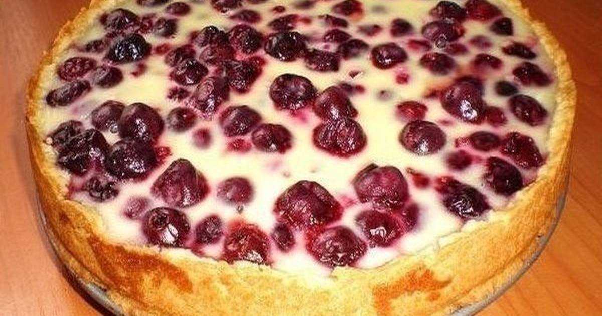 Пирог с замороженной вишней – 8 рецептов приготовить дома