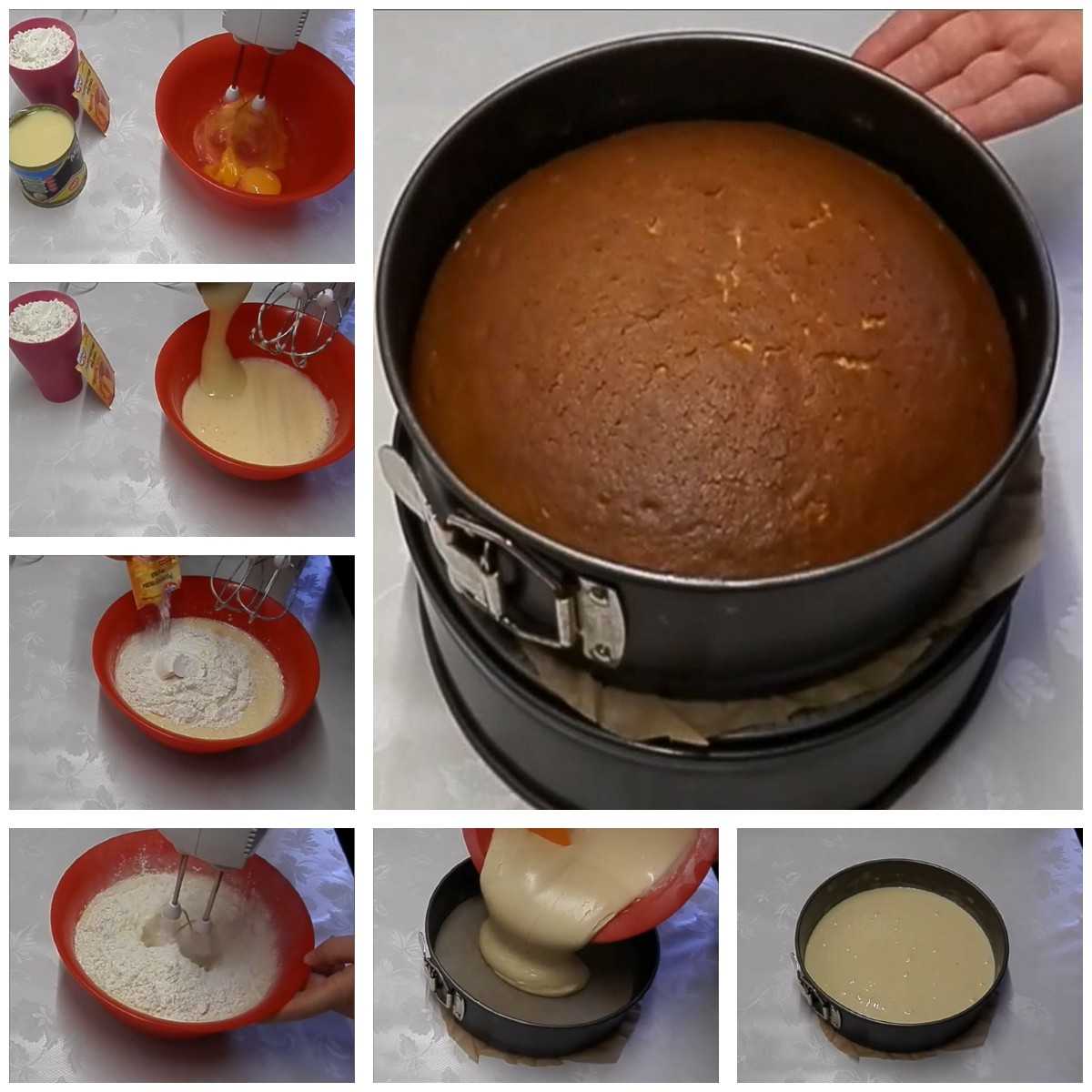 Печеный торт рецепт с фото пошагово