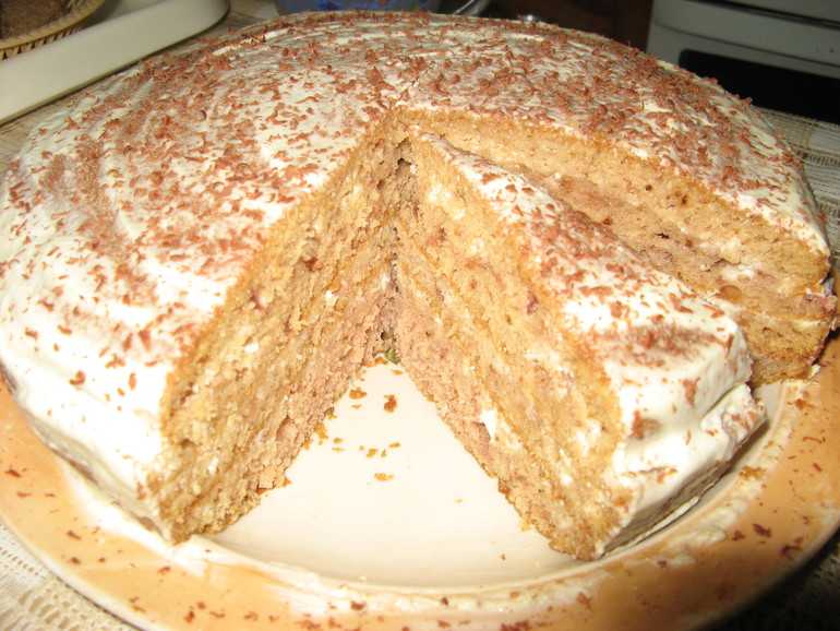 Торт трухлявый пень - классический пошаговый рецепт с фото
