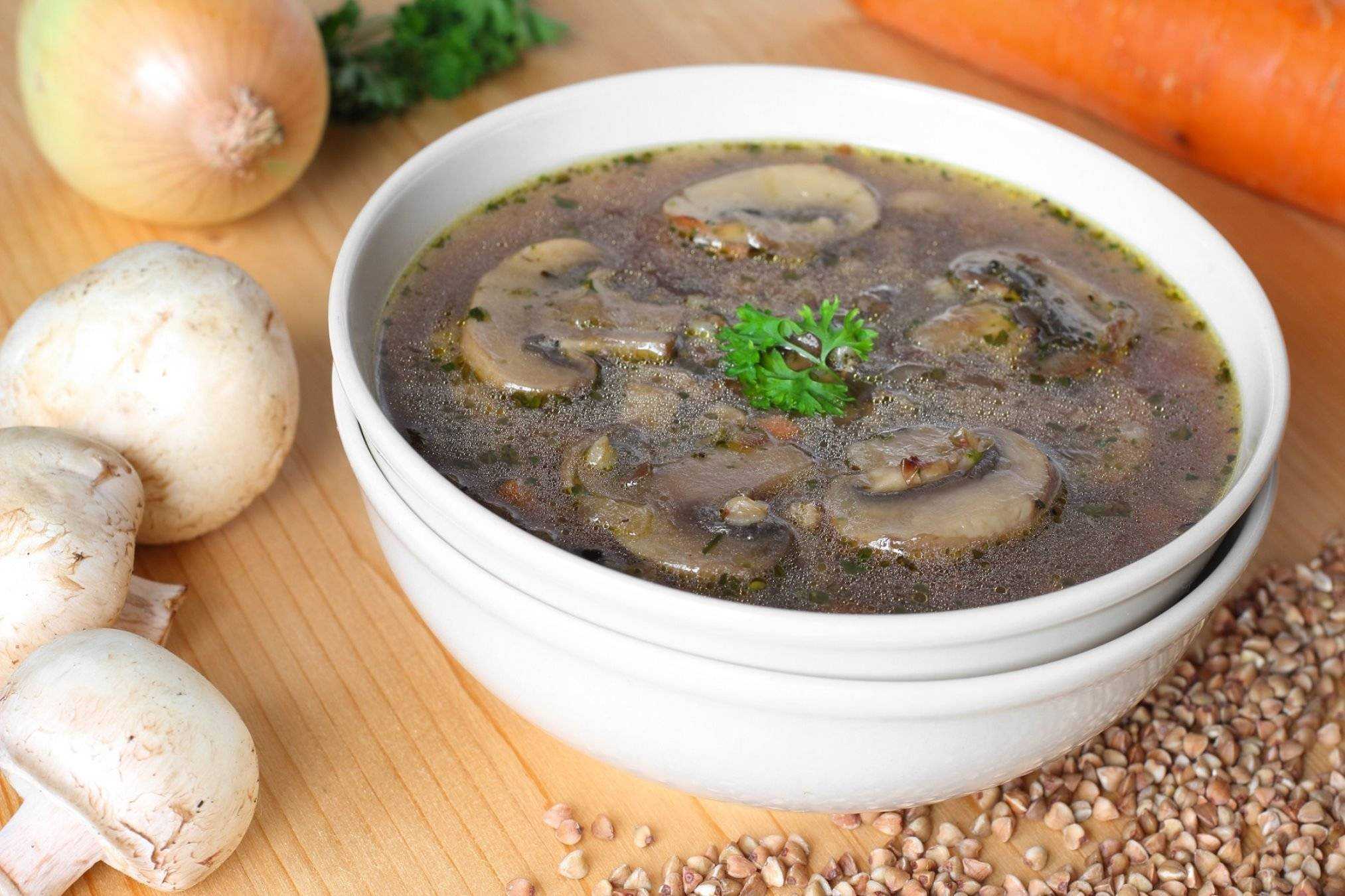 Грибной суп - самые вкусные рецепты с мясом, пошагово с фото