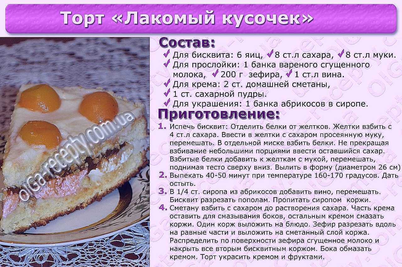 Постные торты - 15 простых и вкусных рецептов (пошагово)