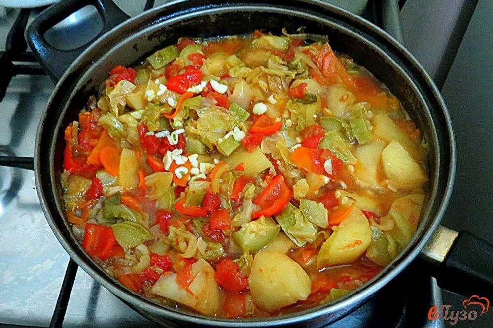 Овощное рагу без мяса - 12 пошаговых рецептов легких в приготовлении блюд Простые и вкусные рецепты с пошаговыми фотографиями