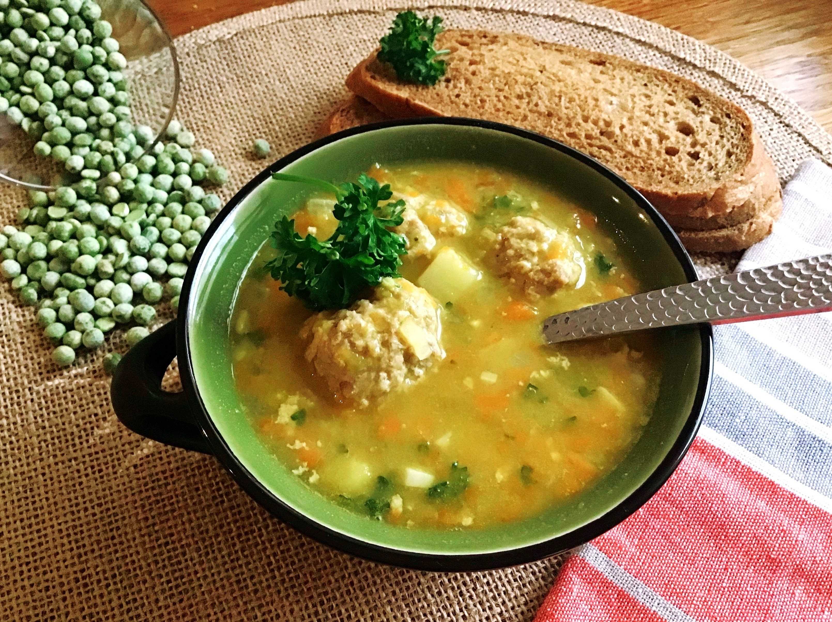 Гороховый суп с мясом и картошкой классический рецепт с фото