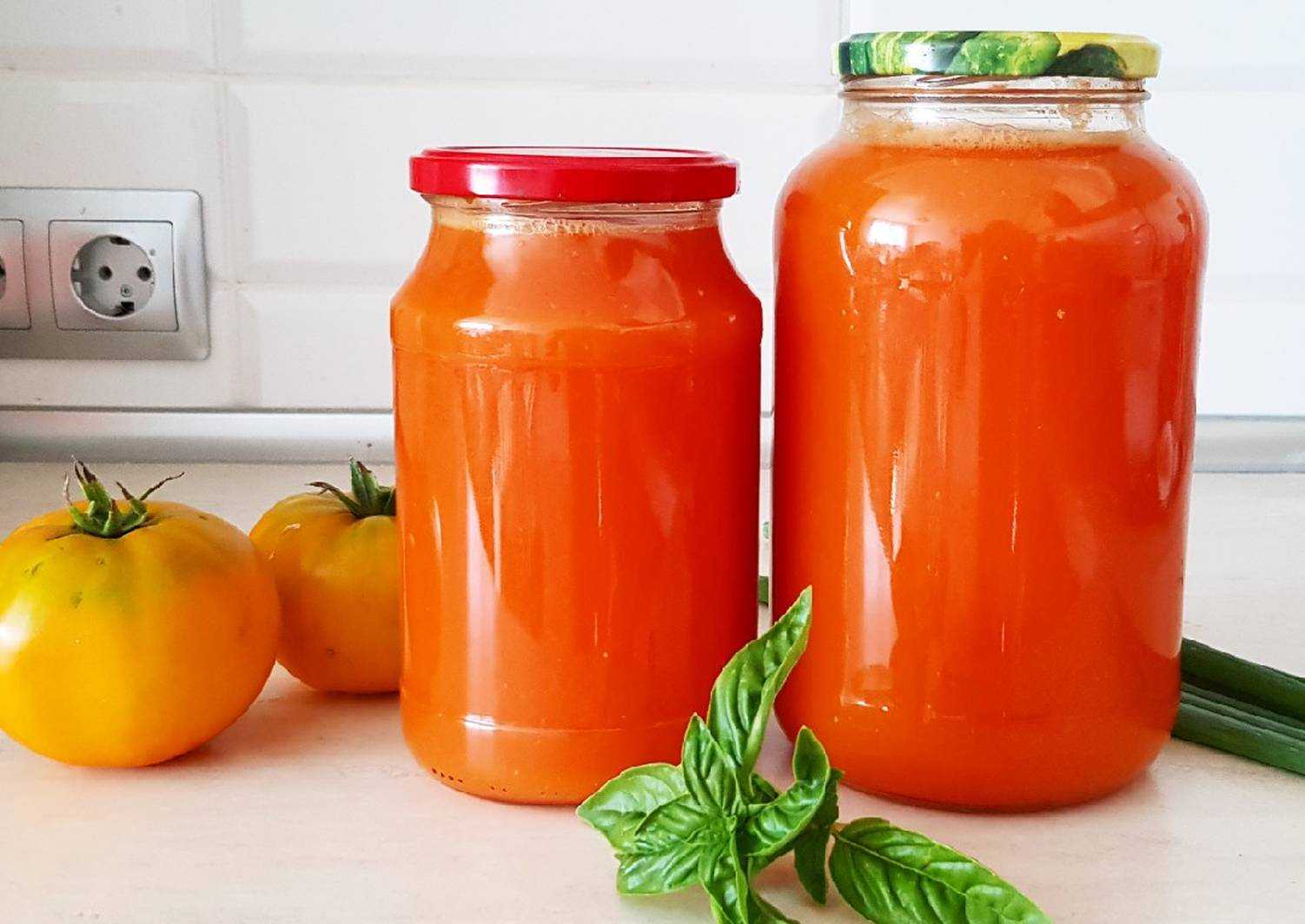 Вкусный томатный сок на зиму в домашних условиях