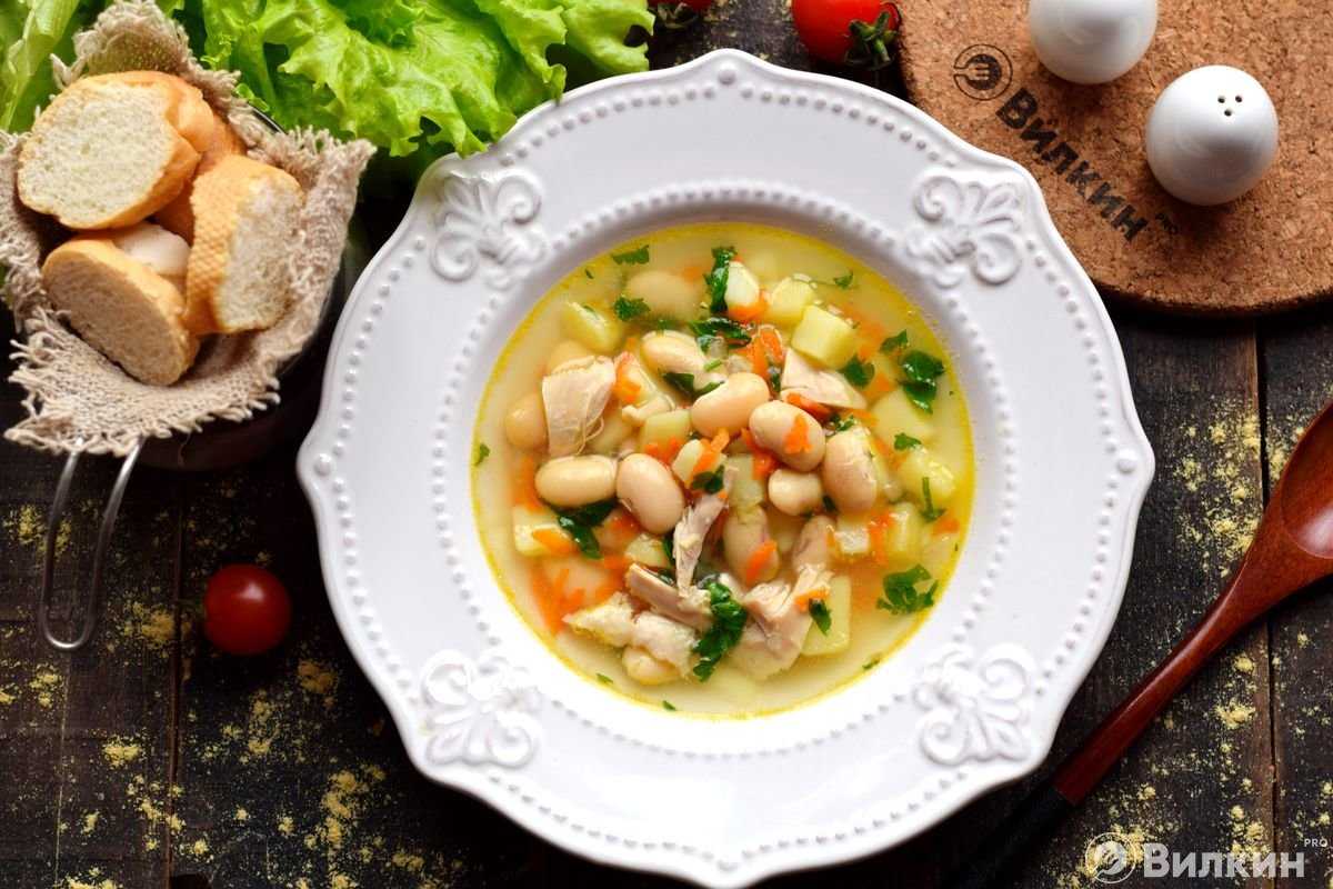 Постный суп из фасоли – 3 фото рецепта фасолевого супа без мяса