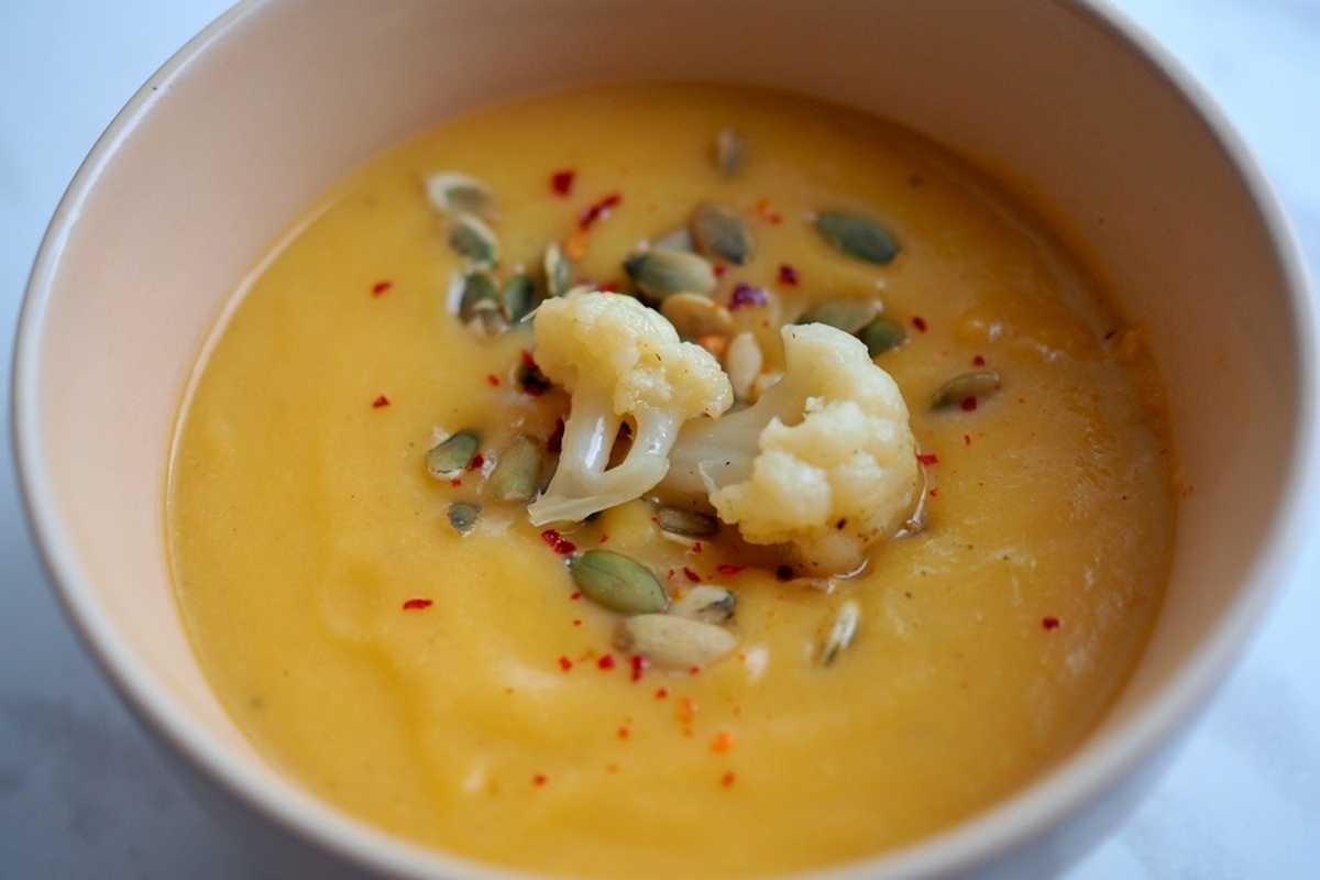 Крем-суп из цветной капусты со сливками: 3 пошаговых рецепта