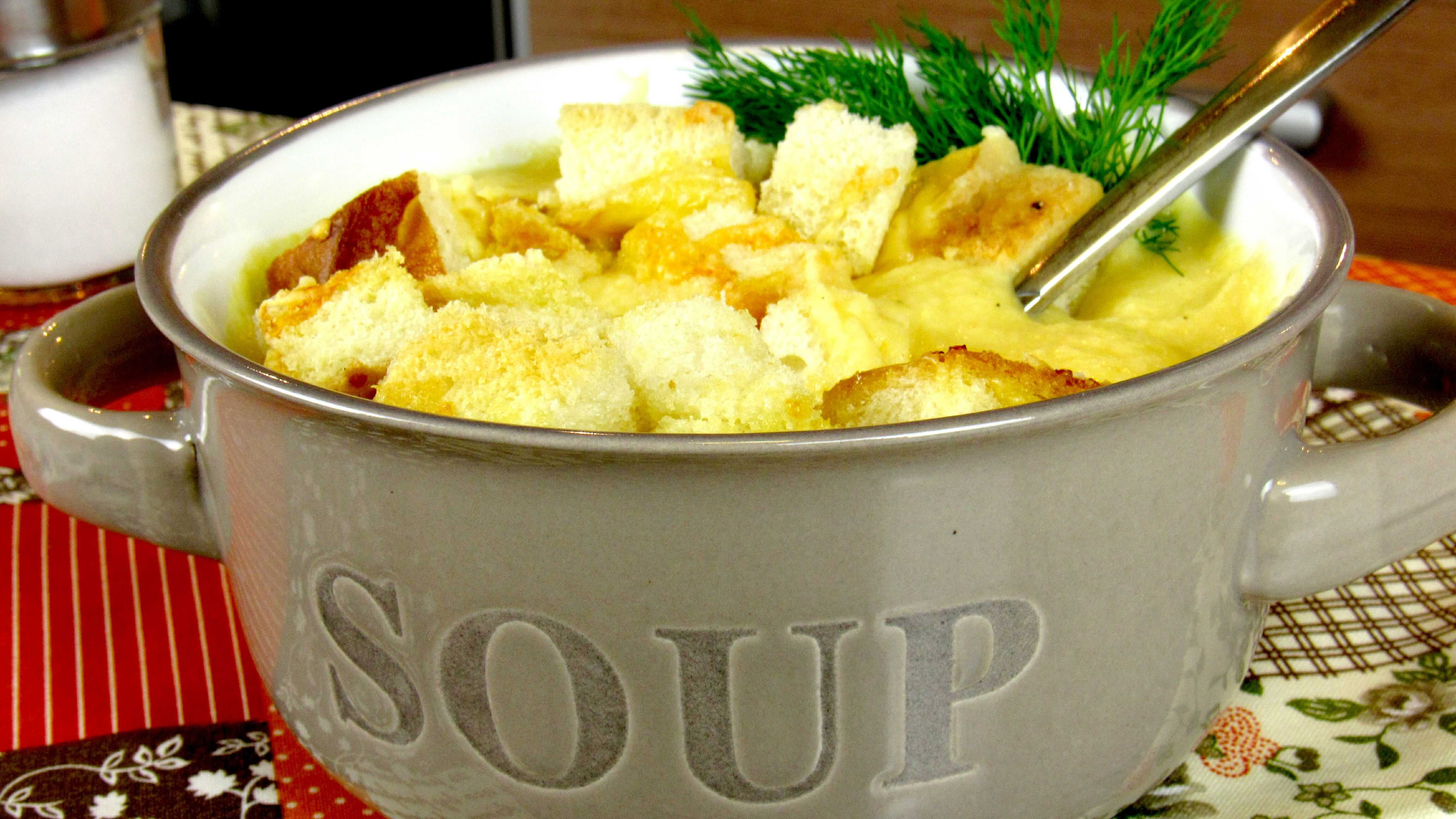 Суп-пюре из цветной капусты пошаговый рецепт