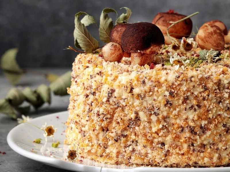Пошаговый классический рецепт торта «трухлявый пень» с видео и фото, объясняющими как приготовить этот десерт