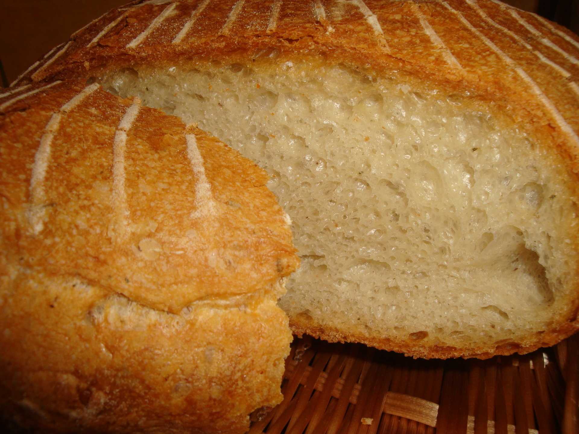 Пышный хлеб в духовке