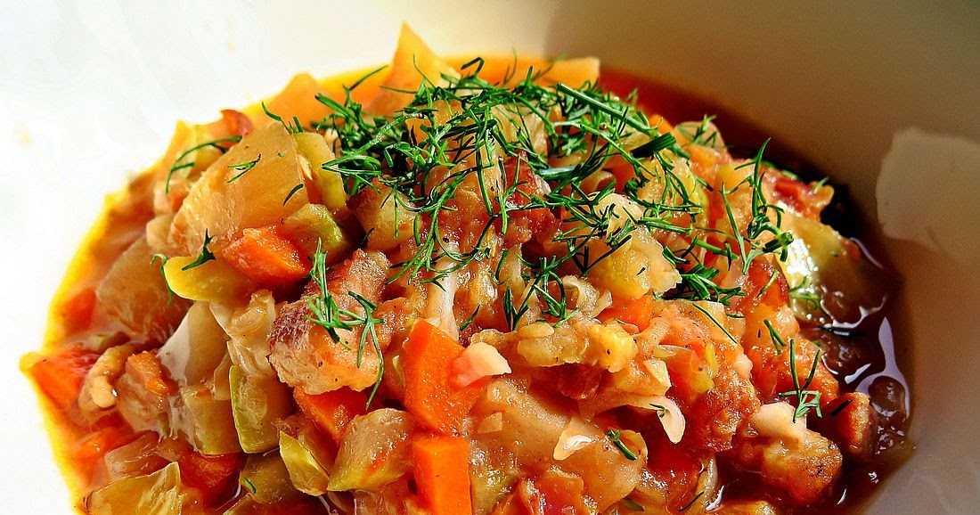 Овощное рагу с кабачками и баклажанами - топ 8 рецептов