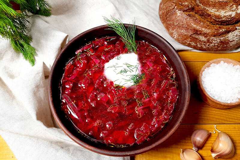 Как приготовить борщ без свёклы - варианты с томатной пастой, капустой, помидорами, +фото и видео