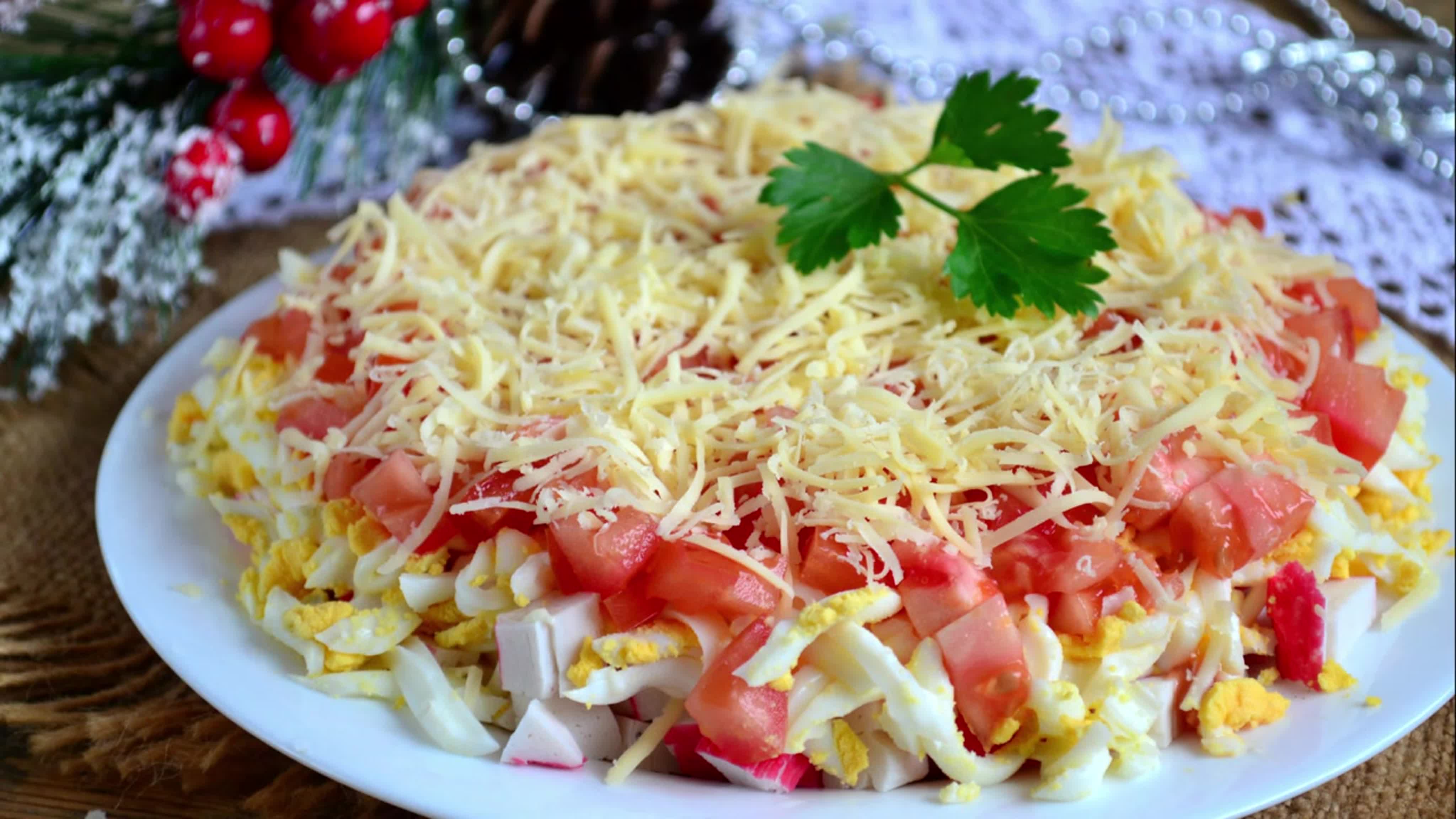 Салат с помидорами и сыром: простые рецепты приготовления