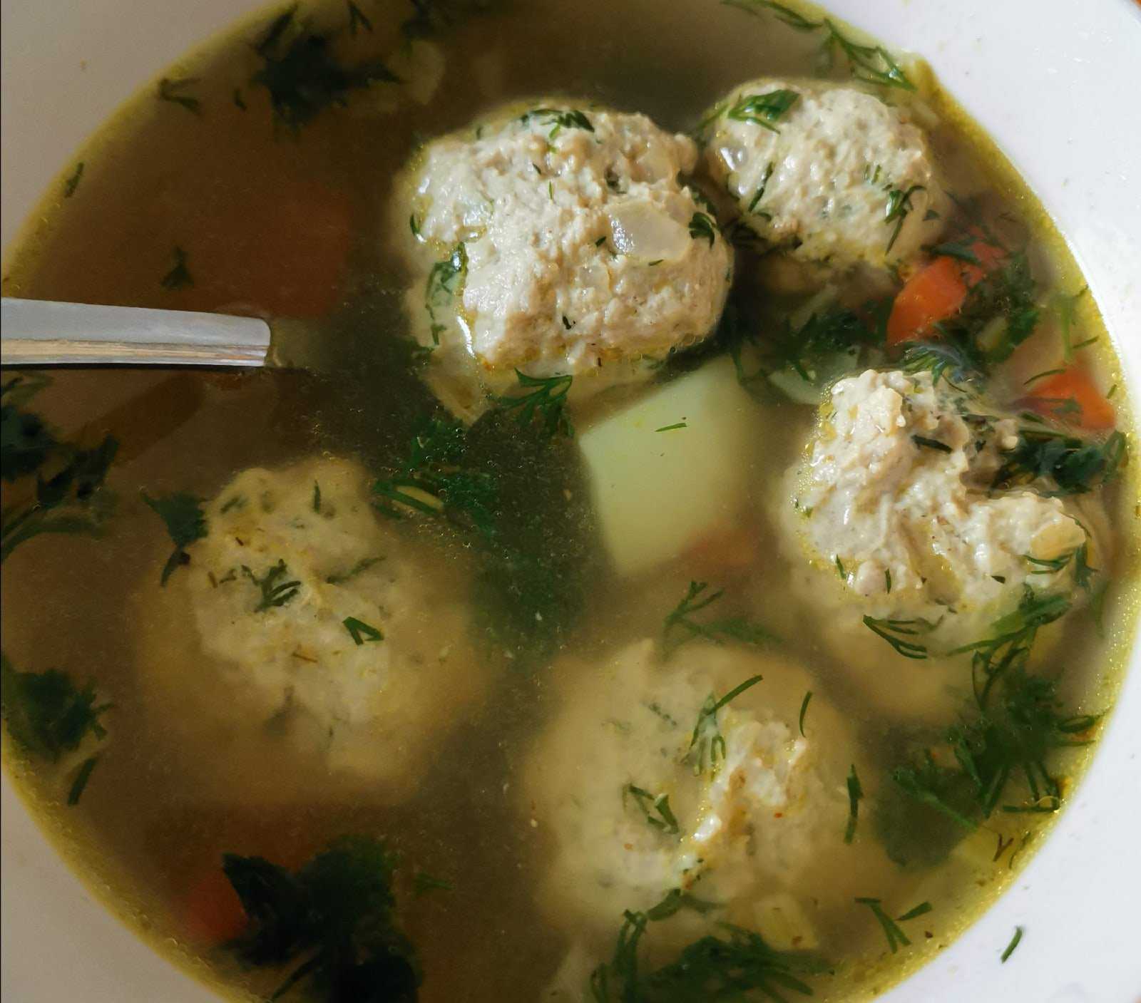 Мы приготовим суп с фрикадельками без картошки Вместо картошки основным ингредиентом будем использовать чечевицуПошаговый фото рецепт